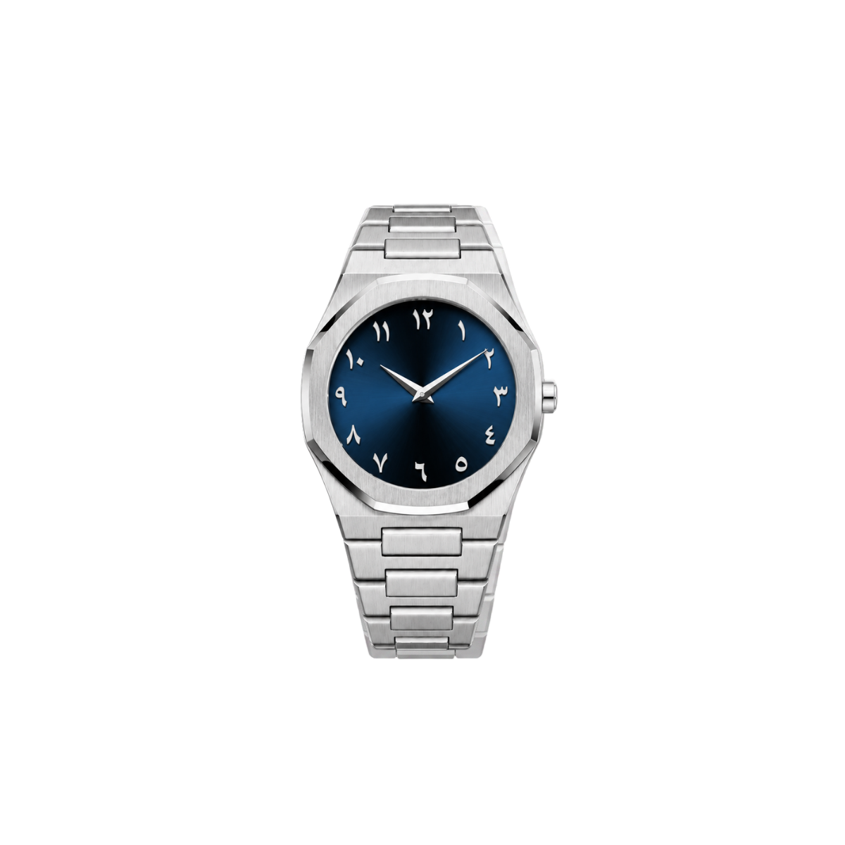 Relógio Masculino Base forte Silver Metal Prata