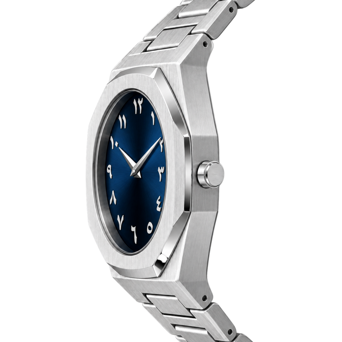 Relógio Masculino Base forte Silver Metal Prata