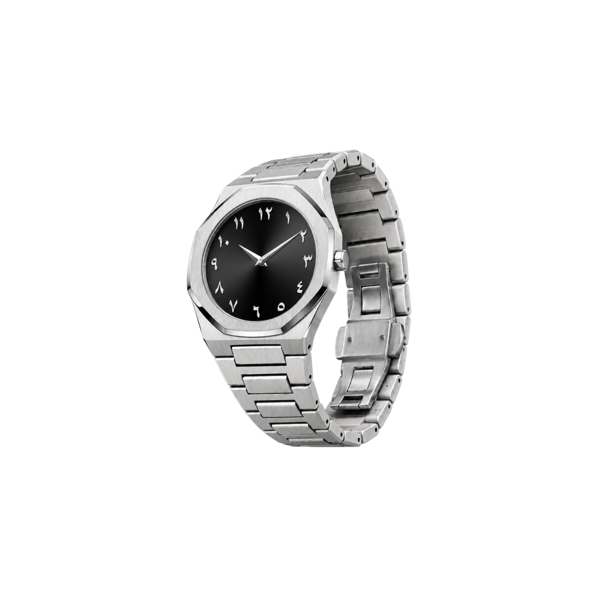 Relógio Masculino Base forte Silver Metal Prata