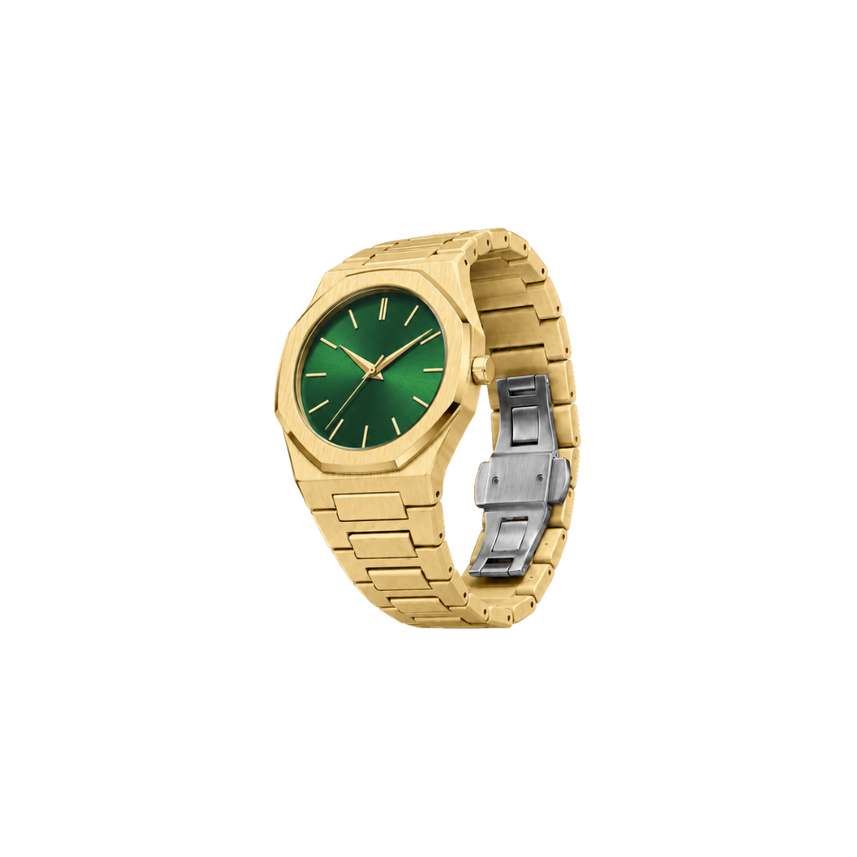 Relógio Masculino Base forte Silver Metal Prata
