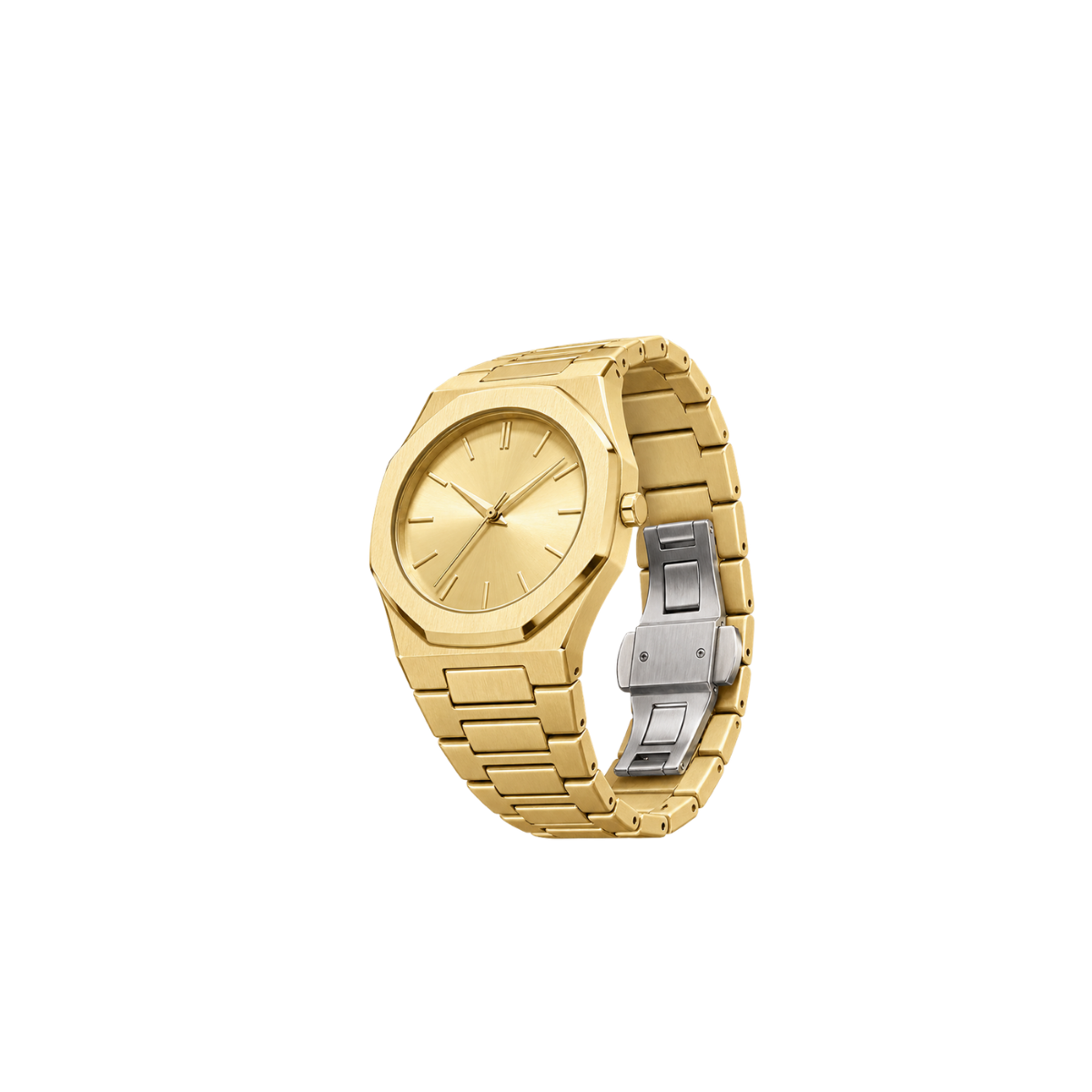 Relógio Masculino Base forte Silver Metal Prata