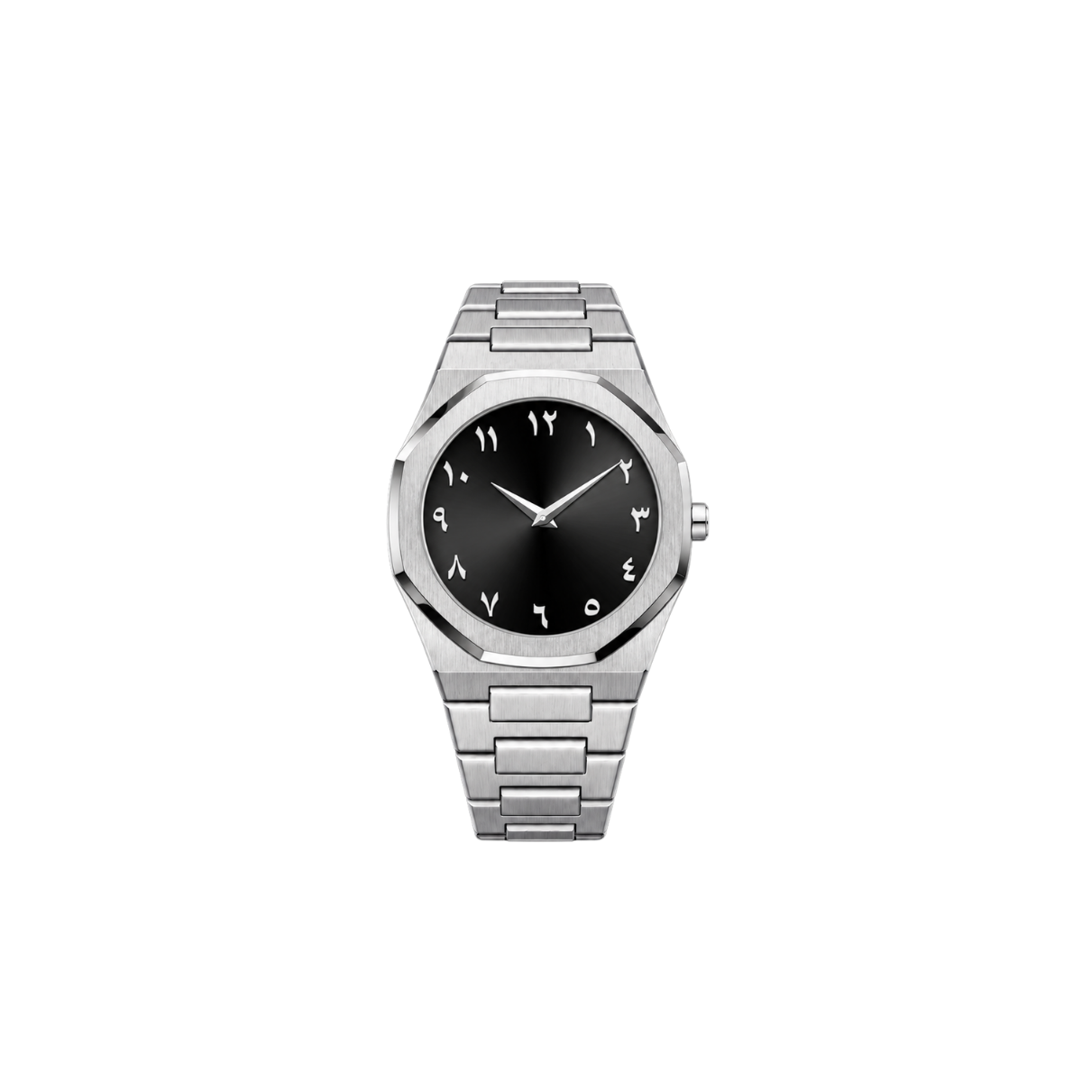 Relógio Masculino Base forte Silver Metal Prata