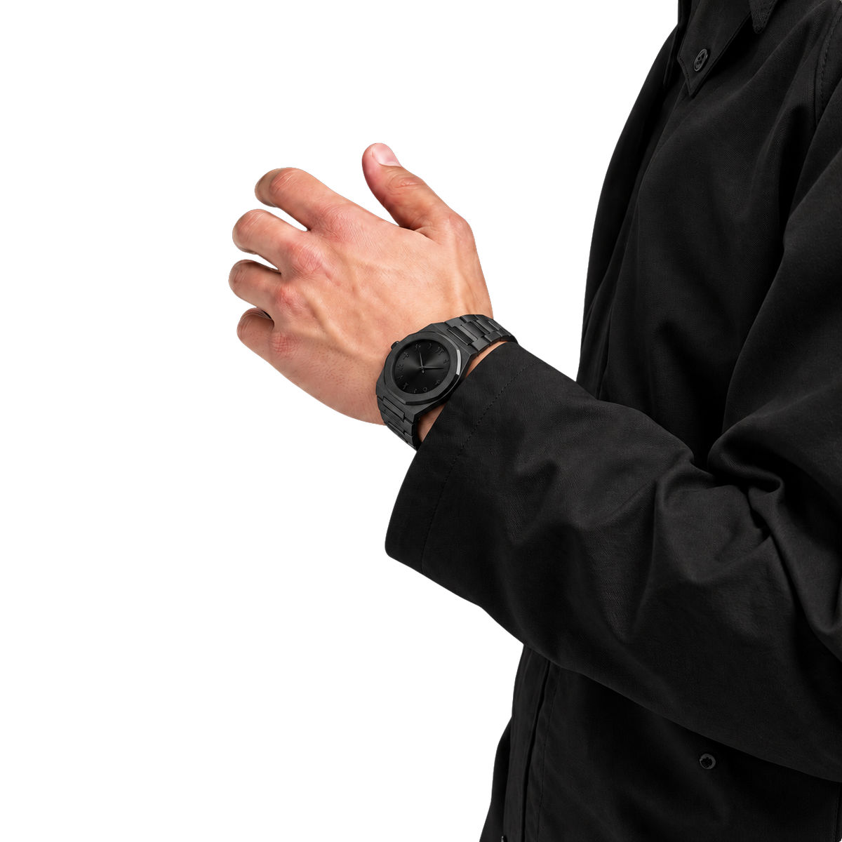 Relógio Masculino Base forte Silver Metal Prata