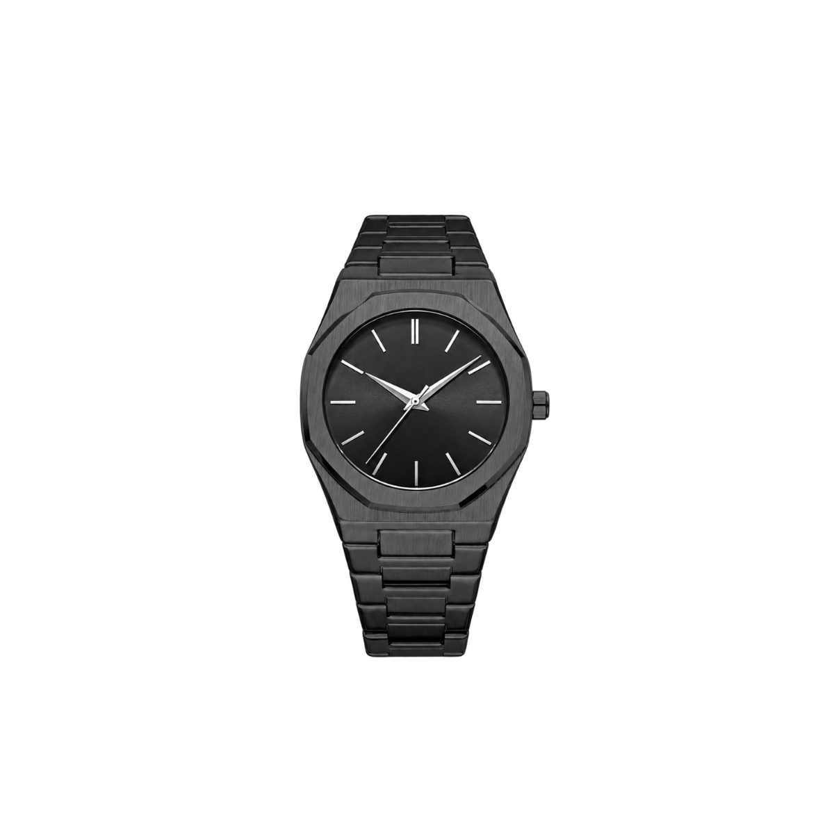 Relógio Masculino Base forte Silver Metal Prata